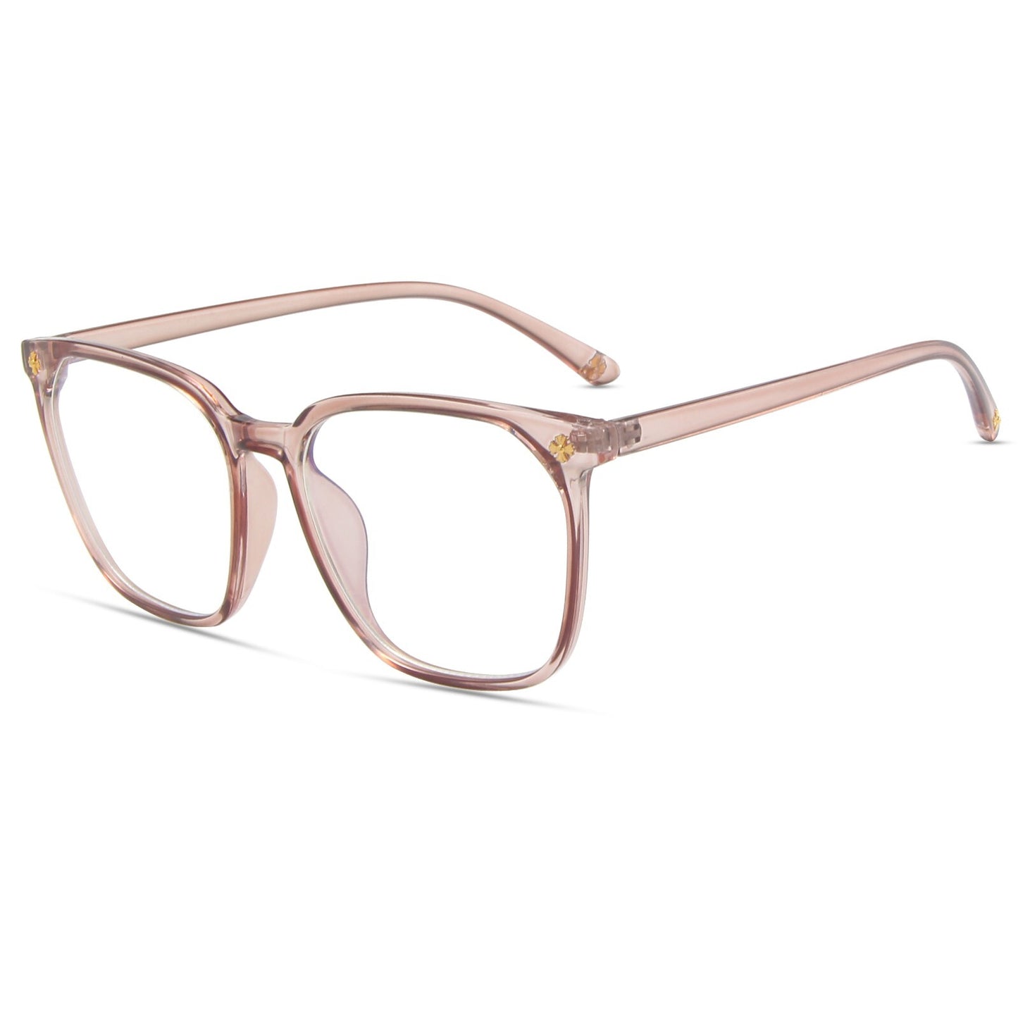 Large Square Frame Blue Light Blocking Clear Lens Nerd Geek Glasses Womens/Mens