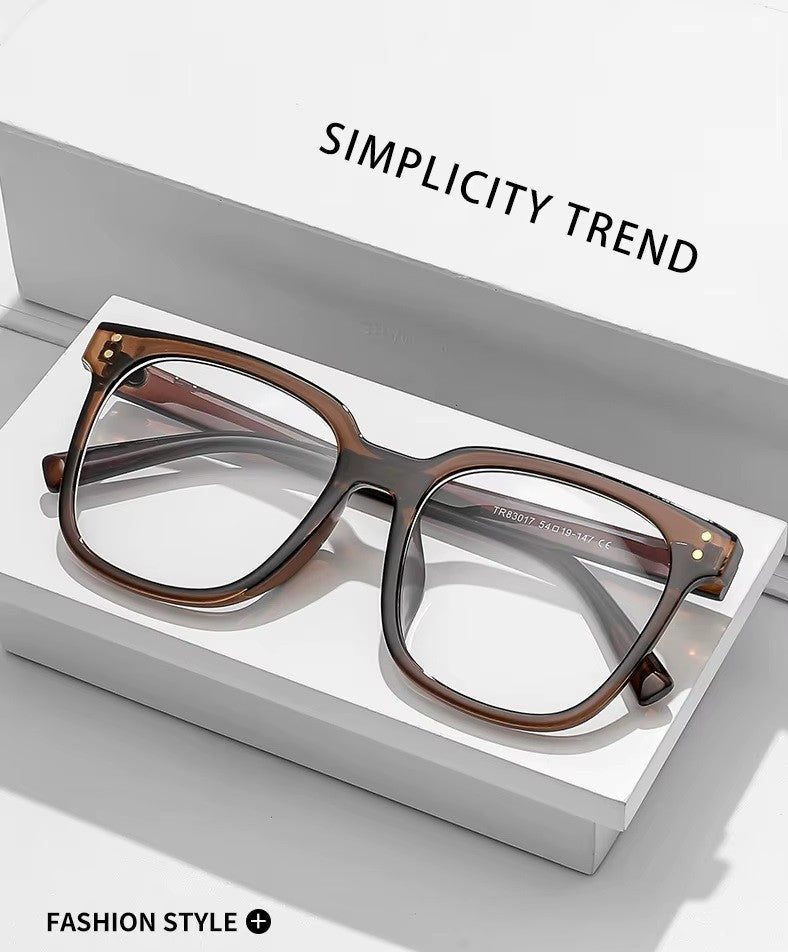 Classic Square Blue Light Filter Glasses Unisex Anti-Glare Eyewear for Computer