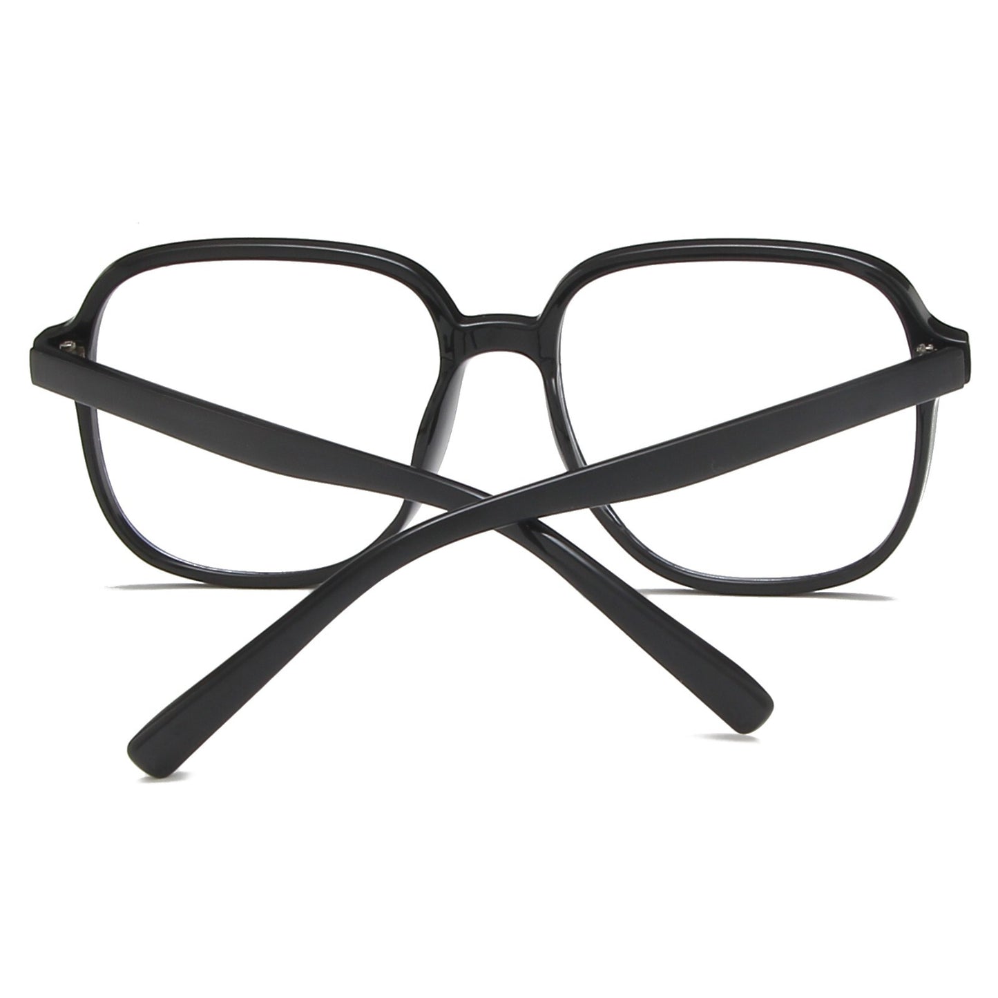 Large Square Frame Oversized Frame Clear Lens Nerd Geek Glasses