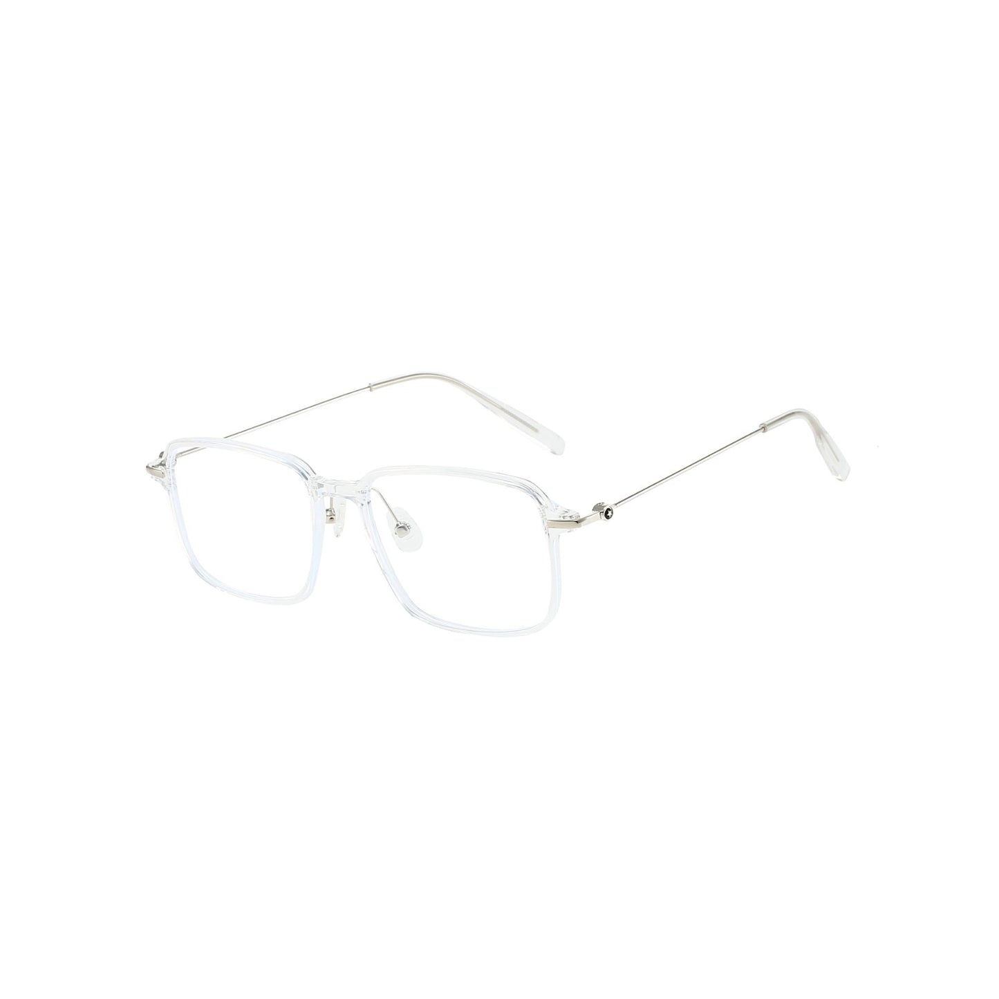 Black Square Anti Blue Light Glasses for Men and Women Classic Computer Eyewear