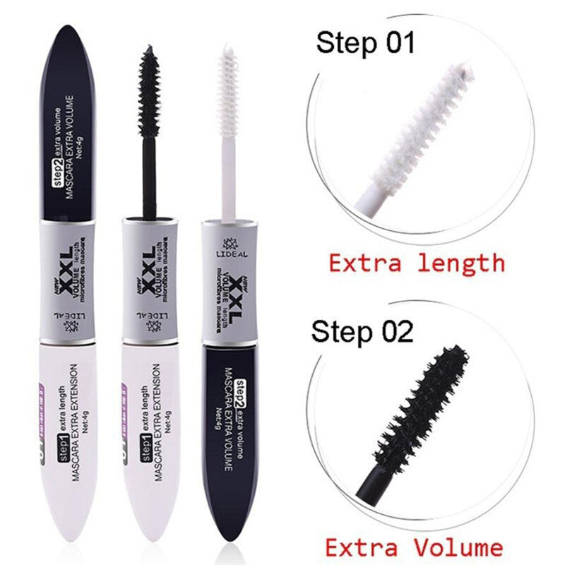 4D Silk Fibre Mascara Waterproof Eyelashes Lash Long Lasting Extension Make Up