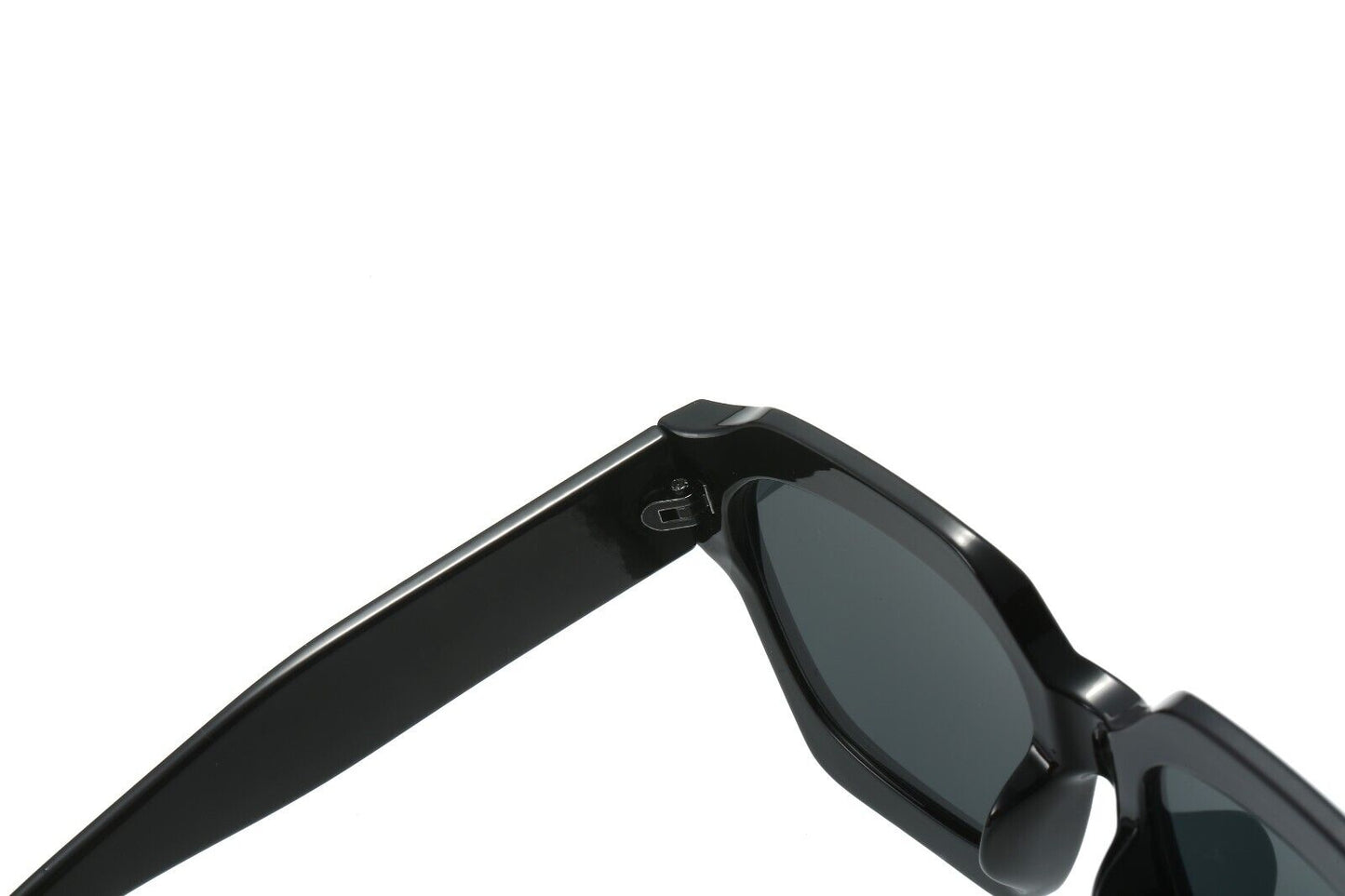 Simple Thick Frame Sunglasses Woman Polygon Euro-American Style Eyewear Glasses