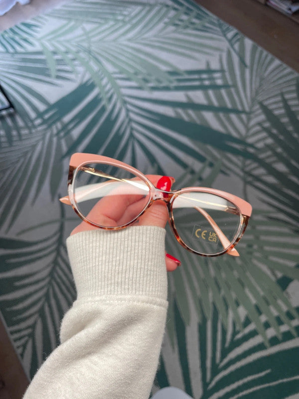 High Quality Retro Vintage Cat Eye Glasses Anti Blue Light Blocking Eyeglasses