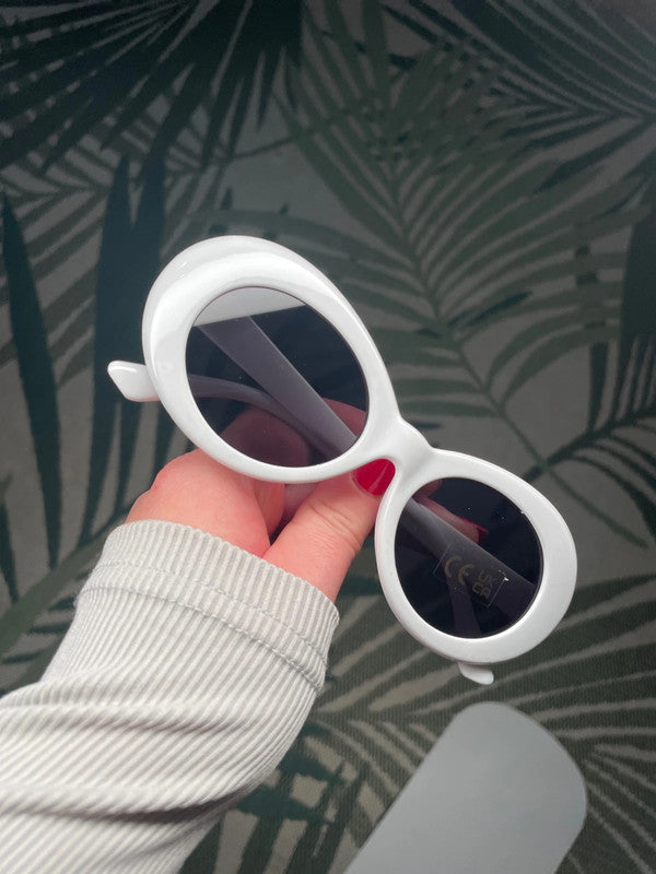 New fashion Kurt Cobain Oval Sunglasses Harajuku Men Vintage Retro Female