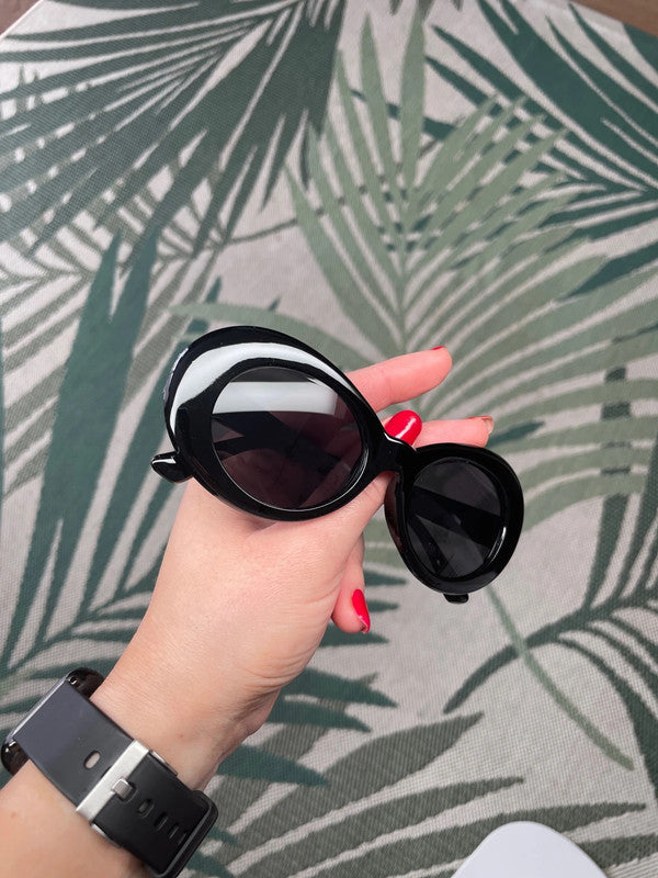 New fashion Kurt Cobain Oval Sunglasses Harajuku Men Vintage Retro Female