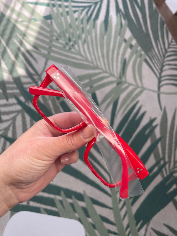 Mens Womens Retro Clear Lens Glasses Frame Hot Fashion Square Eyewear Unisex UK