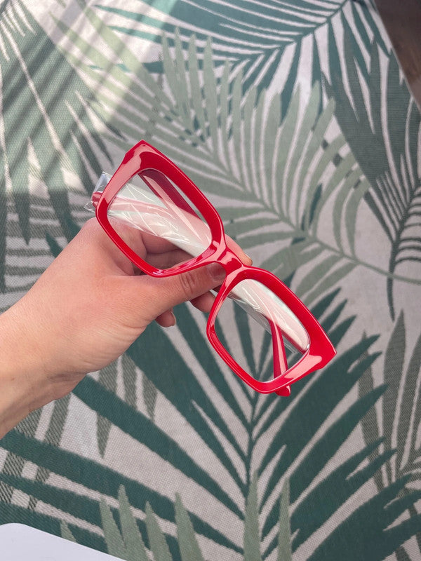 Mens Womens Retro Clear Lens Glasses Frame Hot Fashion Square Eyewear Unisex UK