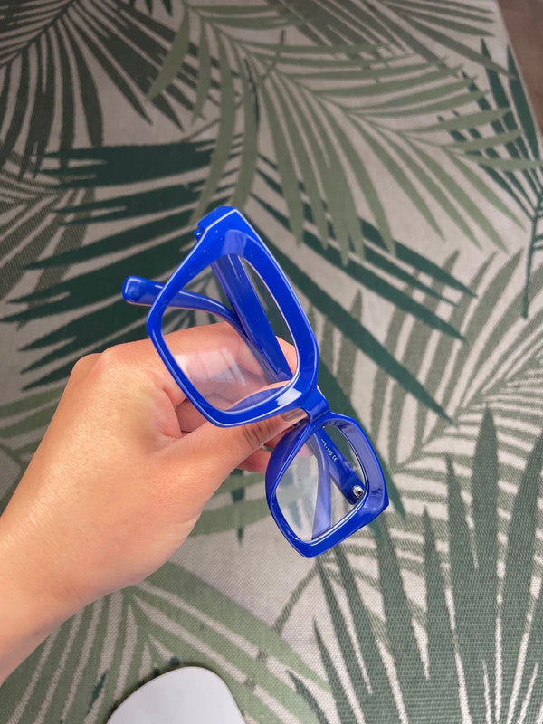 Mens Womens Retro Clear Lens Glasses Frame Hot Fashion Square Eyewear Unisex UK