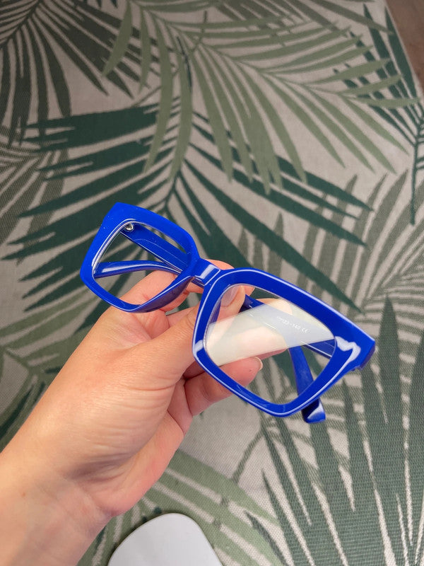 Mens Womens Retro Clear Lens Glasses Frame Hot Fashion Square Eyewear Unisex UK