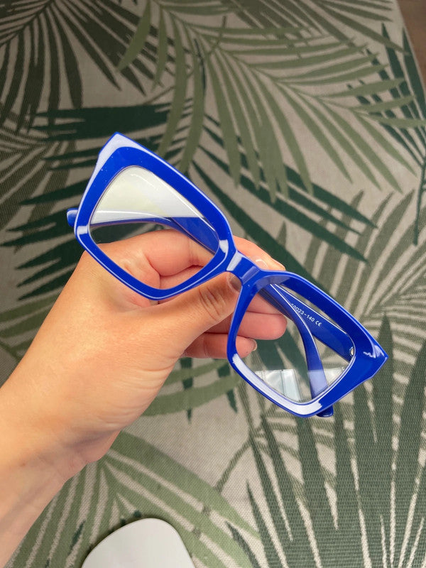 Mens Womens Retro Clear Lens Glasses Frame Hot Fashion Square Eyewear Unisex UK