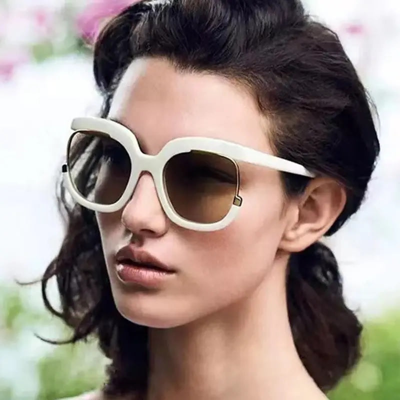 Fashion Large Frame Women’s Ladies UV400 Elegant Shades Oversized Sunglasses UK