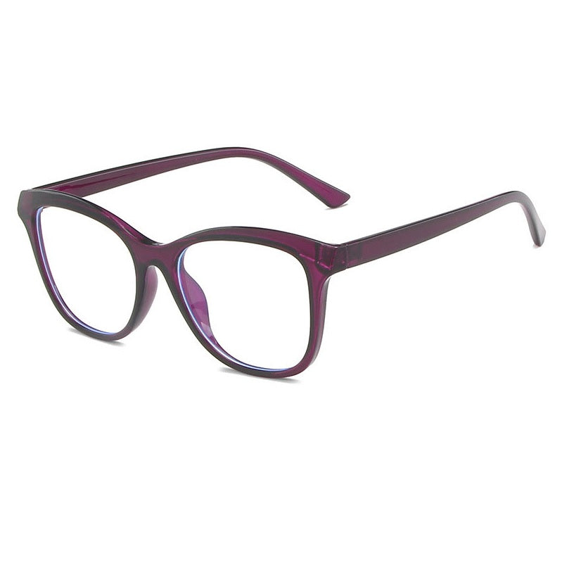 Womens Clear Lense Nerd Geek Glasses Retro Fashion Cat Eye Eyewear