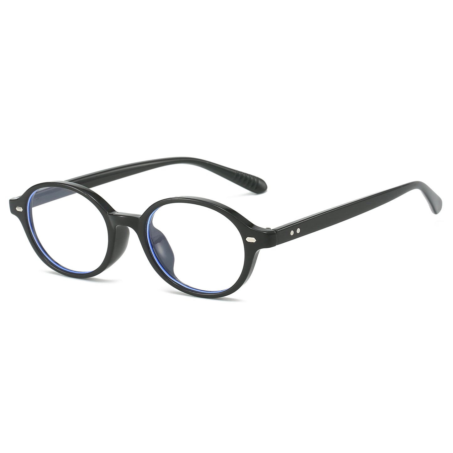 Fashion Small Oval Glasses for Women Men Slim Oval Frames 90s Retro Shades