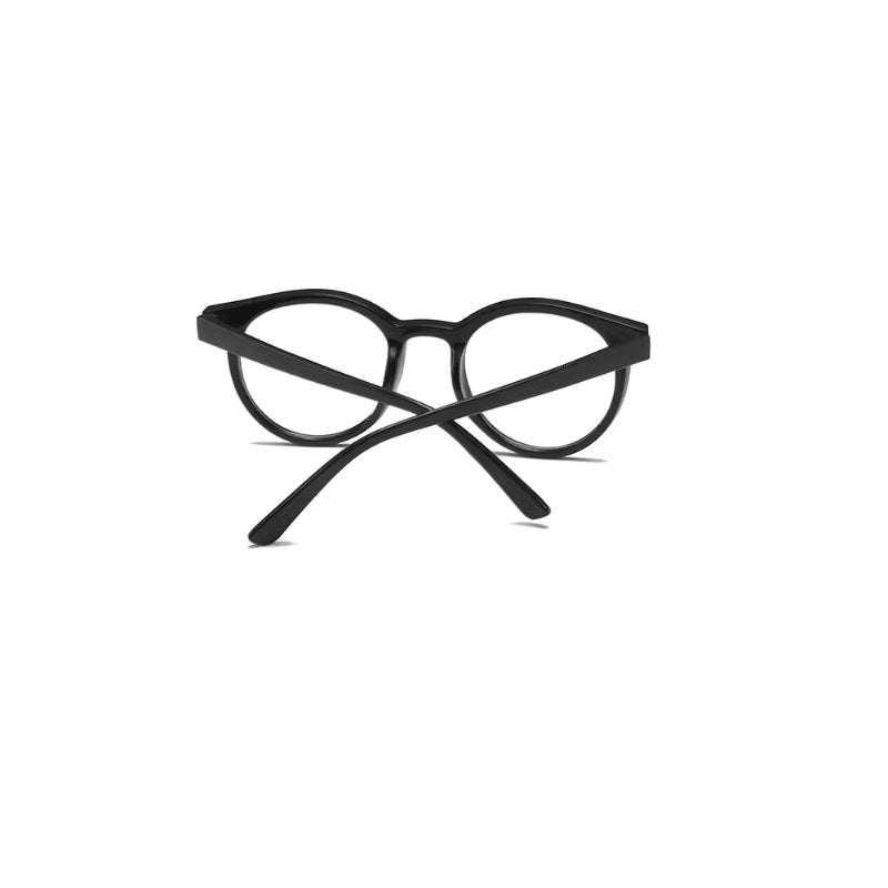 Fashion Vintage Round Single Focus Unisex PC Frame Lightweight Kids Glasses