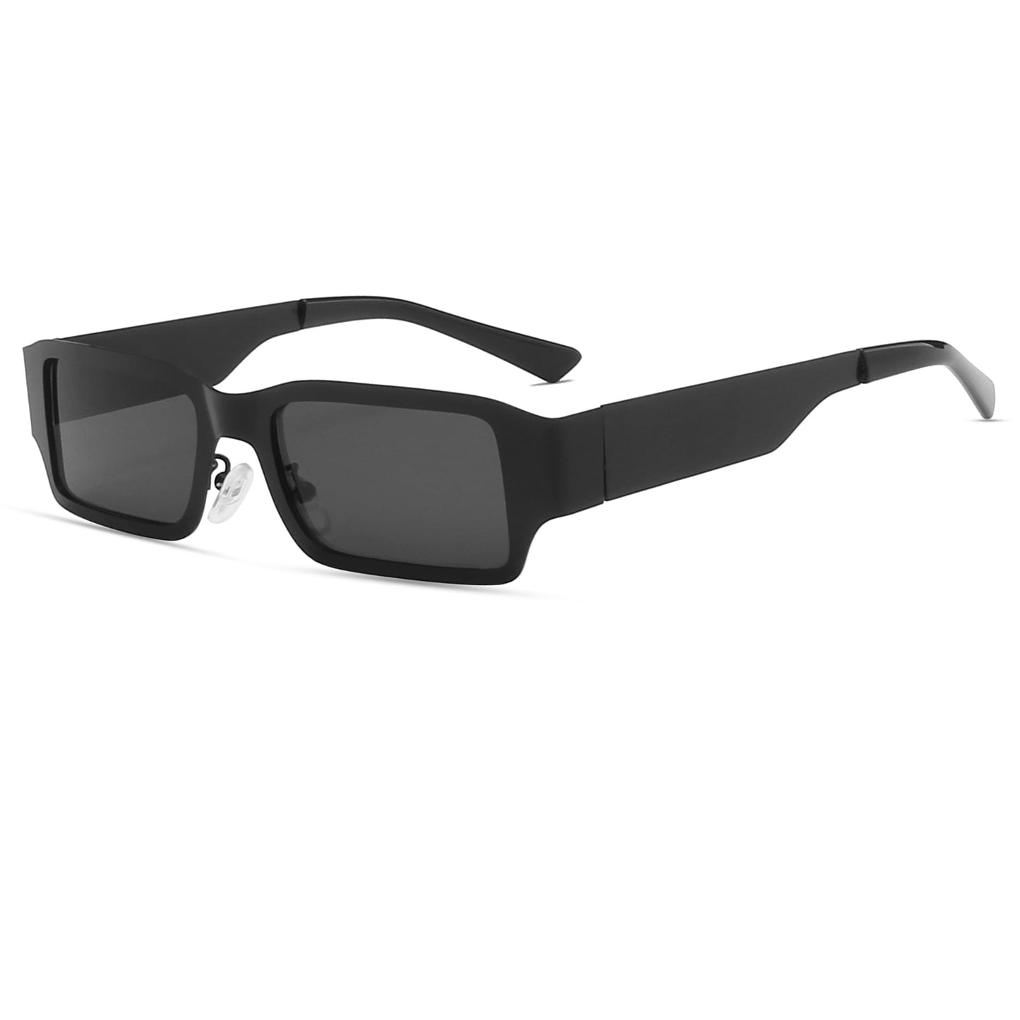 TECH-LINE-DIRECT FASHION ACCESSORIES Small Square Metal Sunglasses Unisex Retro Glasses Trend Vintage Eyewear Wide Frame Sunglasses Mens/Womens