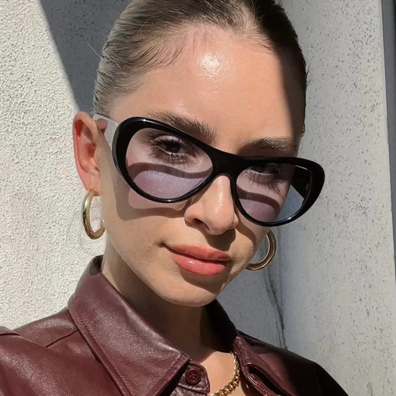 Thick Frame Hip Hop Sunglasses Mens Women Retro Y2K PUNK Shades Glasses UV400