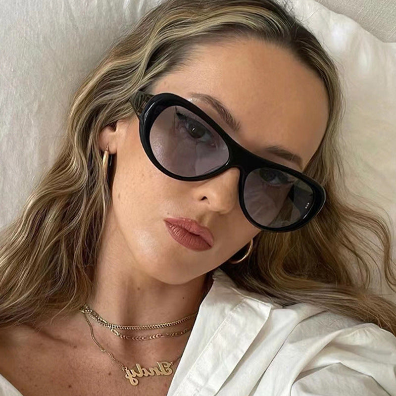 Thick Frame Hip Hop Sunglasses Mens Women Retro Y2K PUNK Shades Glasses UV400