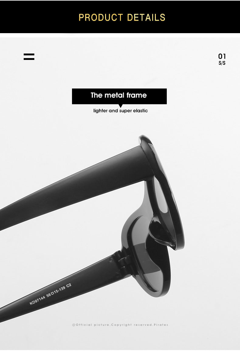 Thick Frame Hip Hop Sunglasses Mens Women Retro Y2K PUNK Shades Glasses UV400