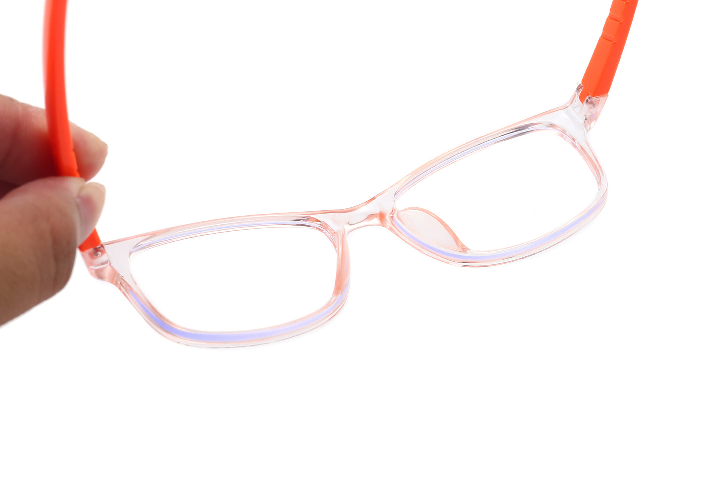 Blue Light Blocking Glasses Square Eyeglasses Frame Anti Blue Ray Computer Game Glasses For Kids/Teens