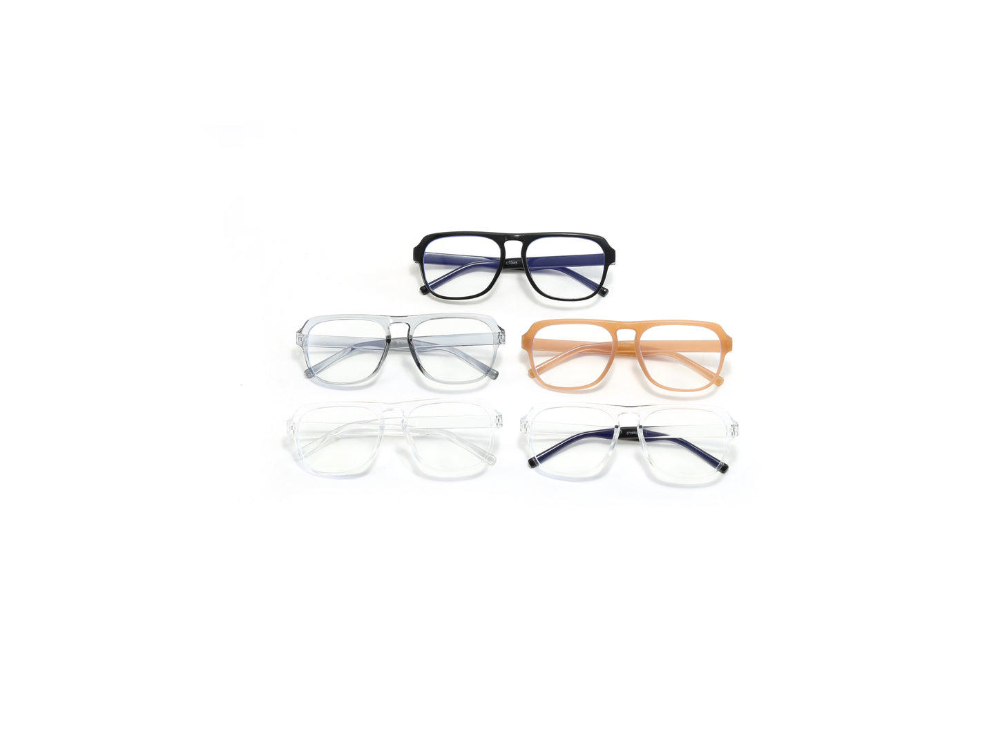 Thick Square Frame Clear Lens Glasses Eyeglasses Super Oversized Fashion and Costume