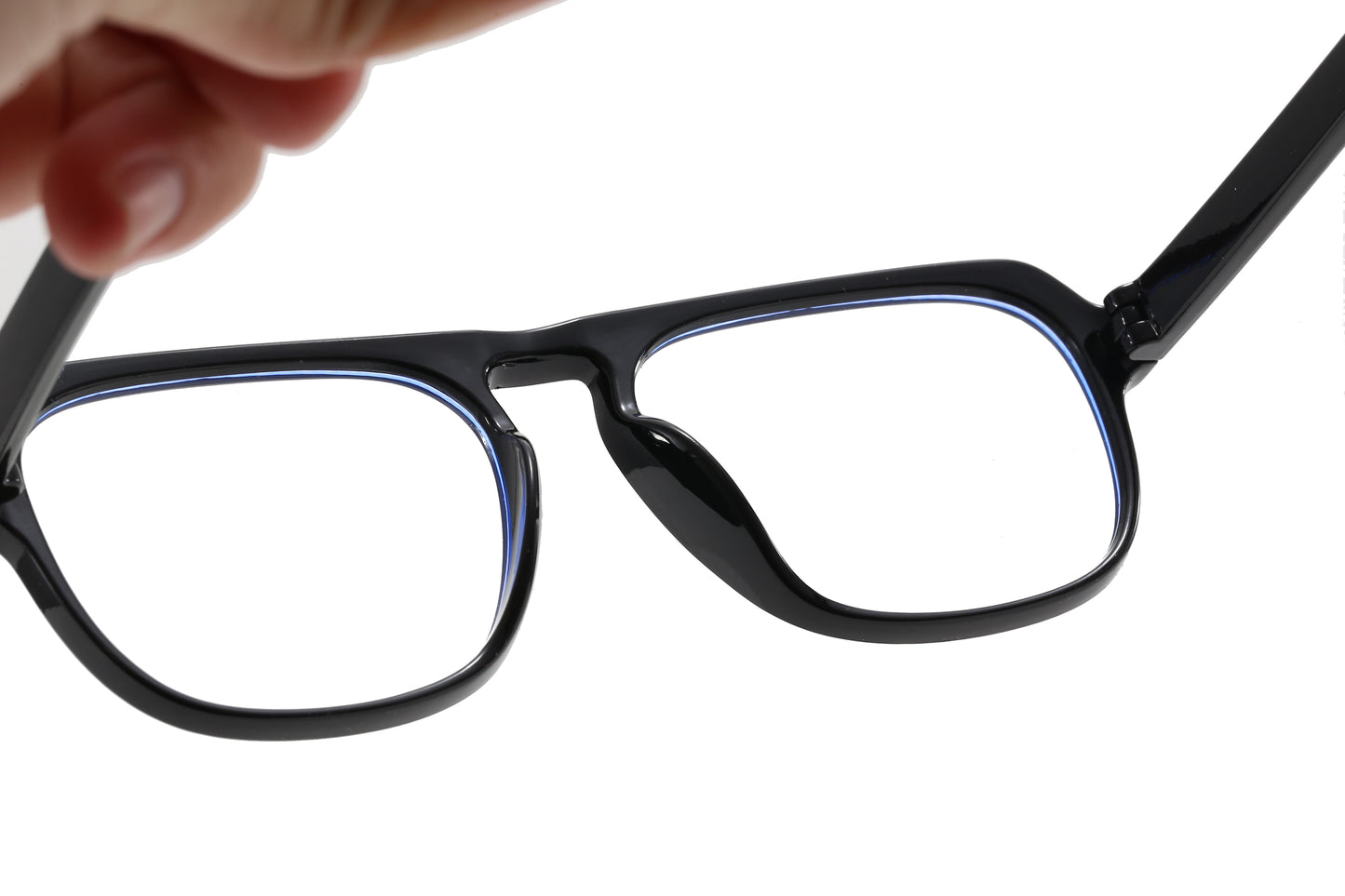 Thick Square Frame Clear Lens Glasses Eyeglasses Super Oversized Fashion and Costume