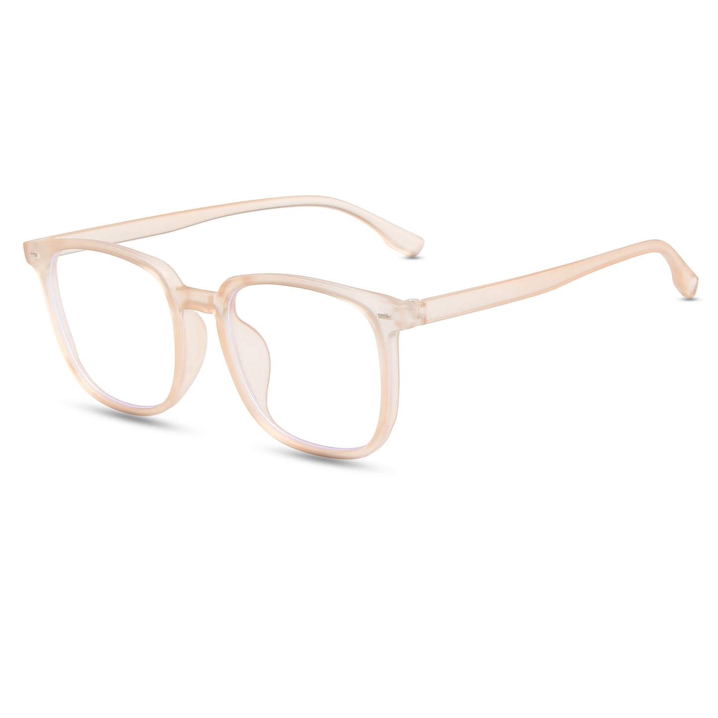 Fashion Glasses Women Plain Face Irregular Square Frame Men & Women UV420