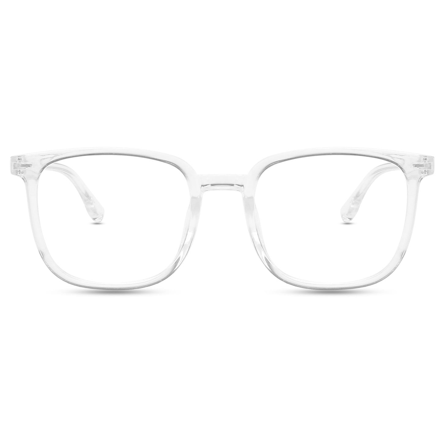 Fashion Glasses Women Plain Face Irregular Square Frame Men & Women UV420