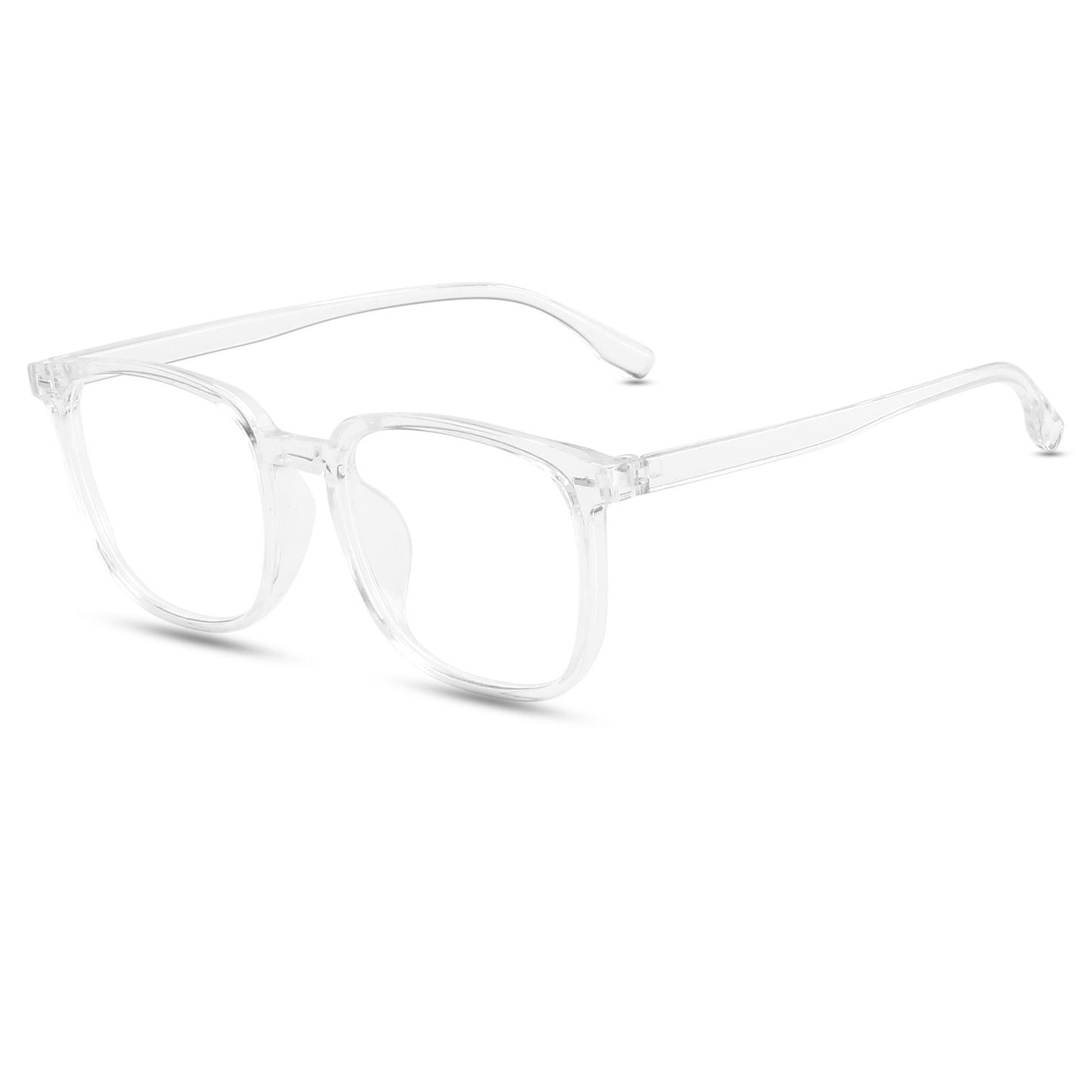 Fashion Glasses Women Plain Face Irregular Square Frame Men & Women UV420