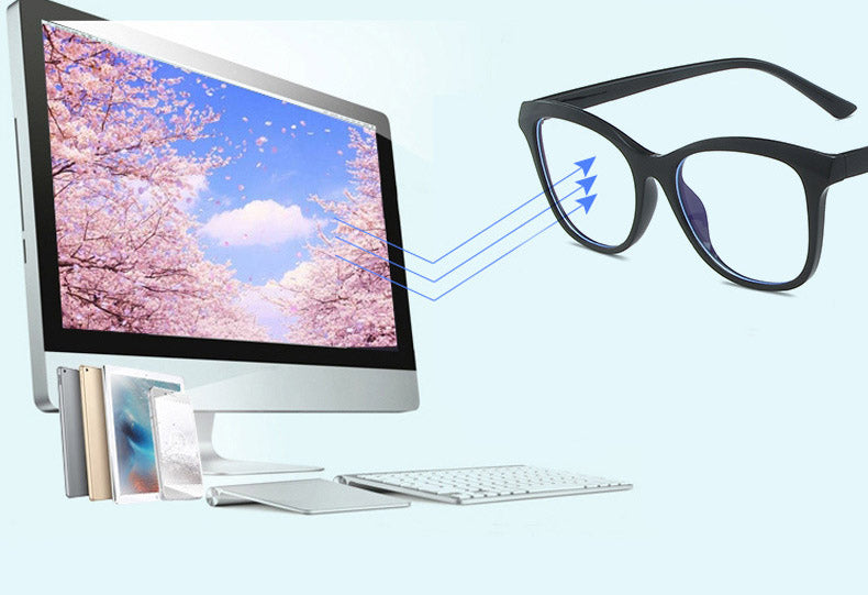 Womens Clear Lense Nerd Geek Glasses Retro Fashion Cat Eye Eyewear