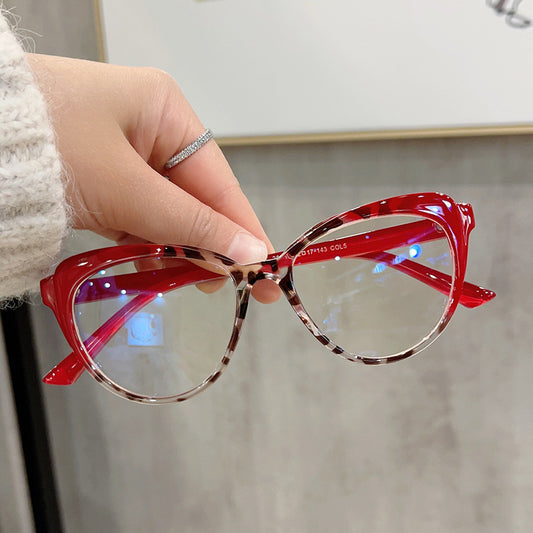 Women Computer Cat Eye Style Fashion Glasses Clear Lens Glasses Frames UK