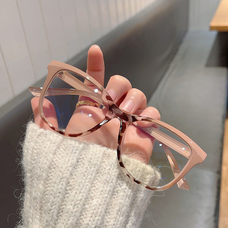 Womens Clear Lense Nerd Geek Glasses Retro Fashion Cat Eye Eyewear