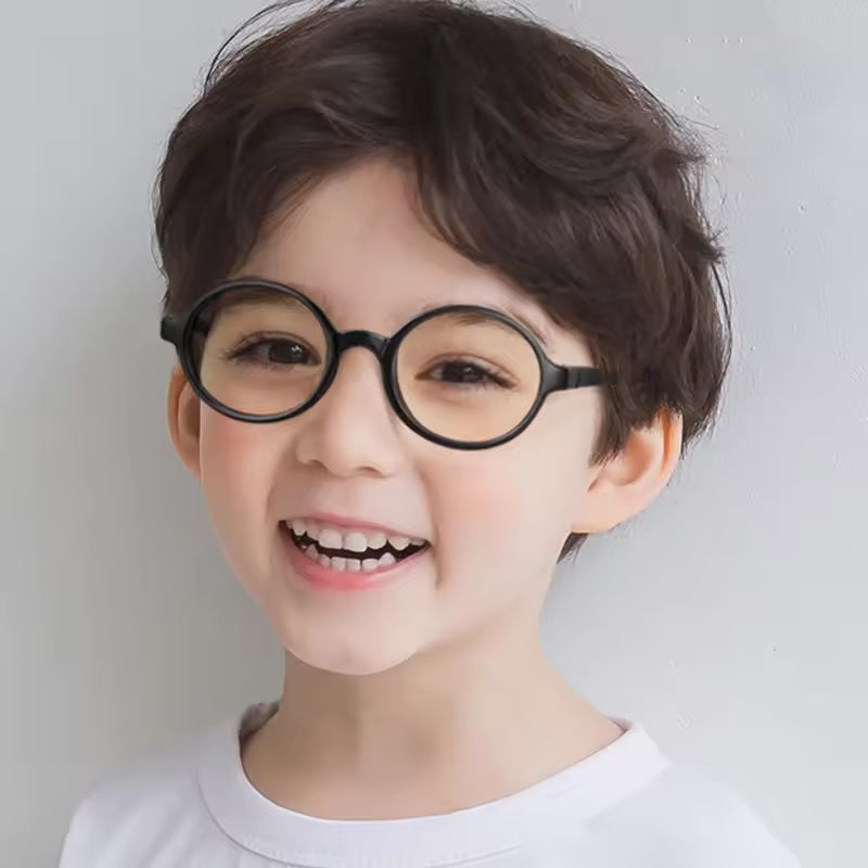 Black Glasses, Children's Glasses, Nerd Glasses, Classic and Durable Retro Style