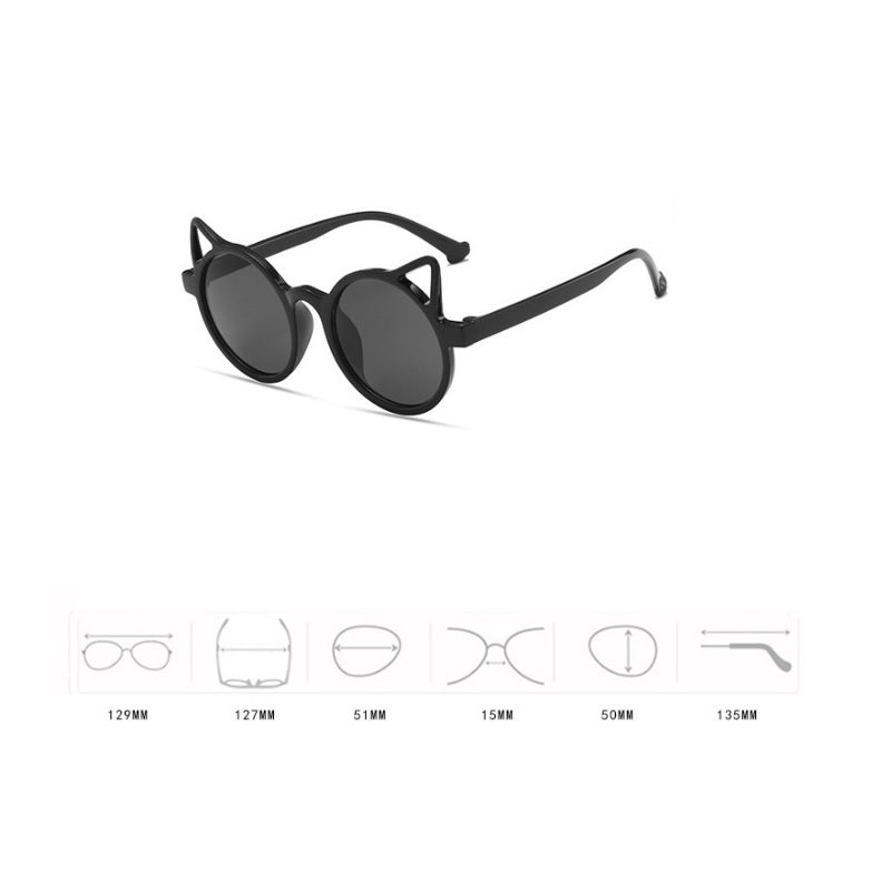 Children Kids Sunglasses Cute Cat Ears Shades Sun Glasses UV400 Driver Goggles
