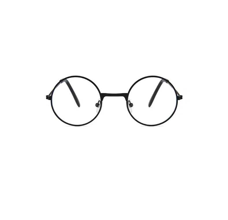 Kids Women Men Fashion Vintage Retro Metal Frames Clear Lens Glasses Eyewear Round Circle Glasses