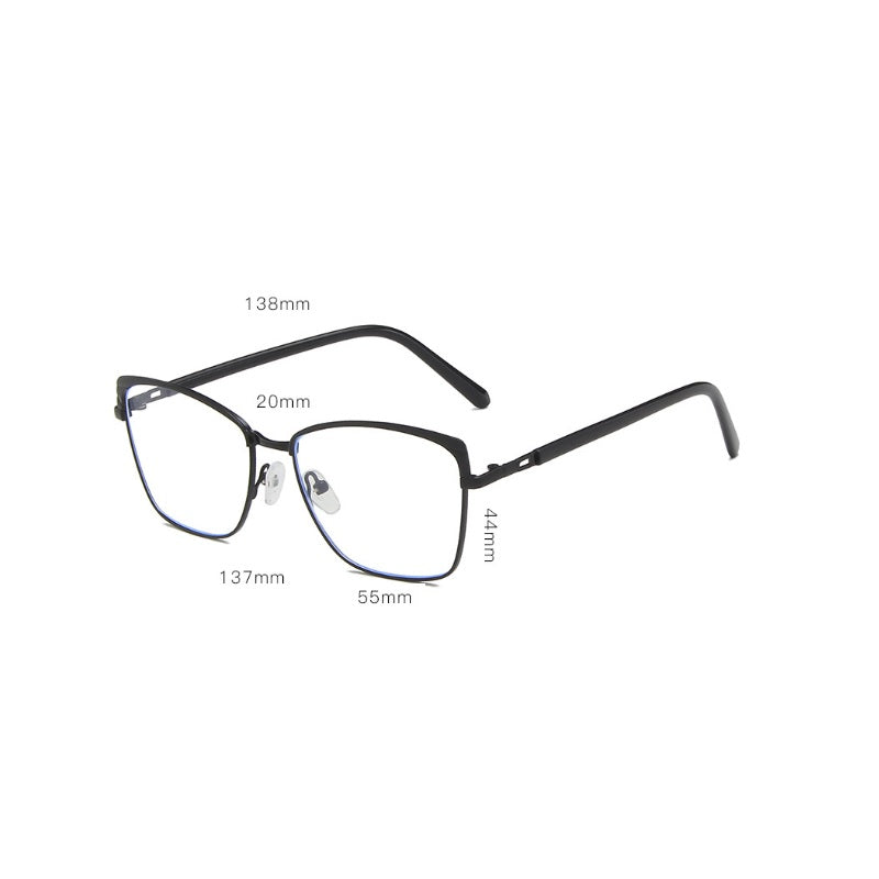 Metal Frame Retro Cat Eye Glasses Designer Women's Sexy Hot Fashion 100% Brand New High Quality