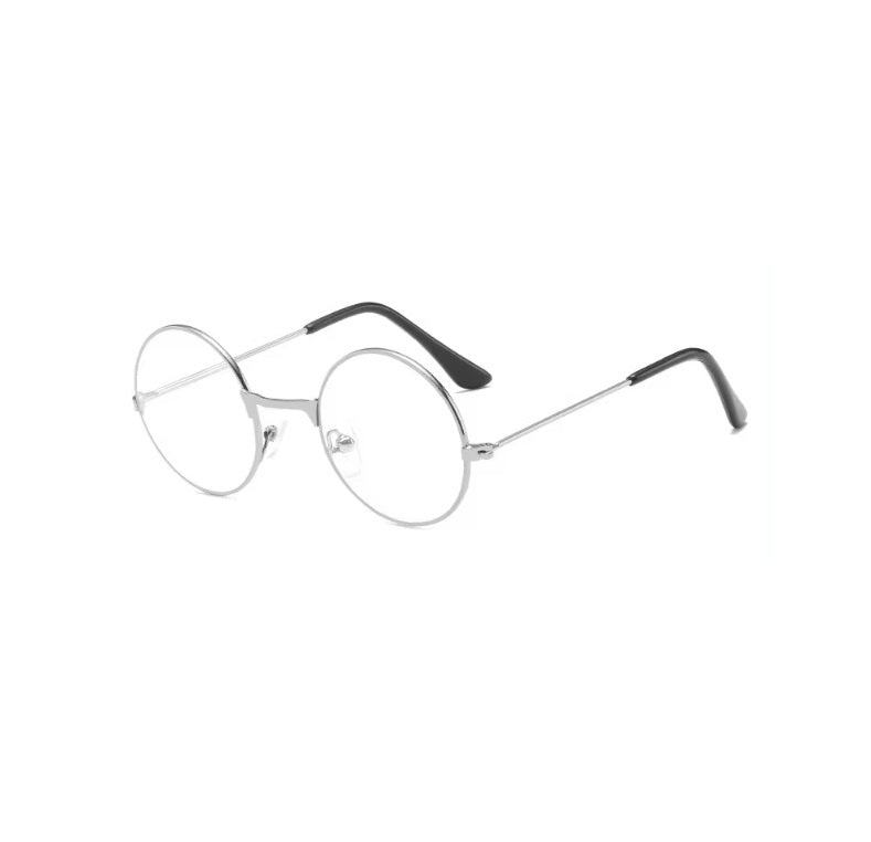 Kids Women Men Fashion Vintage Retro Metal Frames Clear Lens Glasses Eyewear Round Circle Glasses