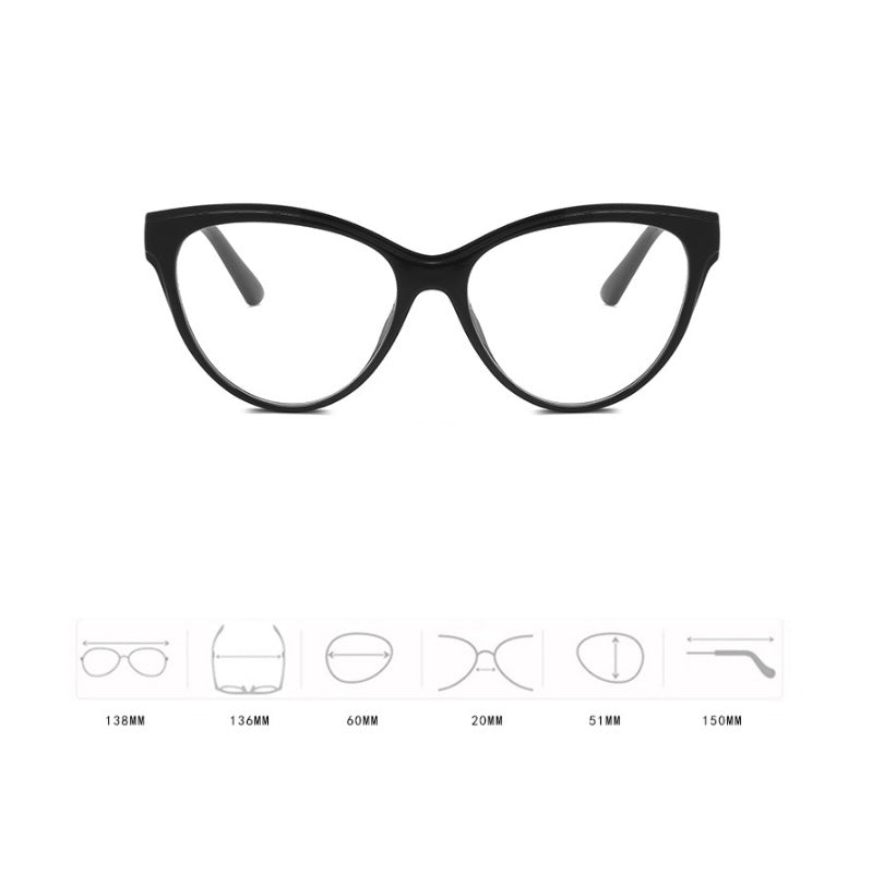 Fashion Glasses Computer Smart Phone Eyewear Gamer Anti UV420 Womens