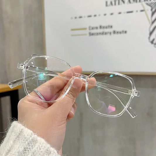 Fashion Cool Unisex Clear Lens Nerd Geek Glasses Eyewear Men Womens Vintage UK