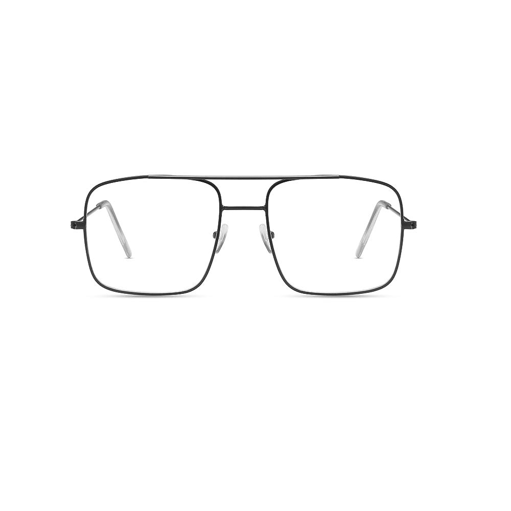 Aviation Metal Frame Glasses Classic Eyeglasses Transparent Clear Lens