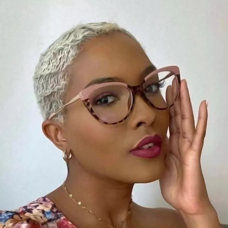 High Quality Retro Vintage Cat Eye Glasses Anti Blue Light Blocking Eyeglasses