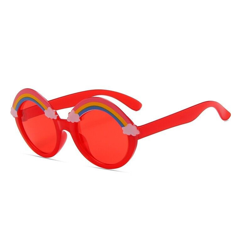 Kids Sunglasses Round Frame Sunglasses Rainbow Sunglasses UV 400 Protection
