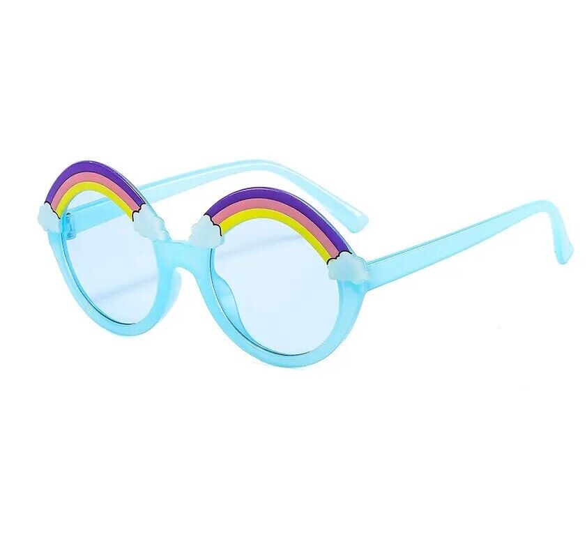 Kids Sunglasses Round Frame Sunglasses Rainbow Sunglasses UV 400 Protection