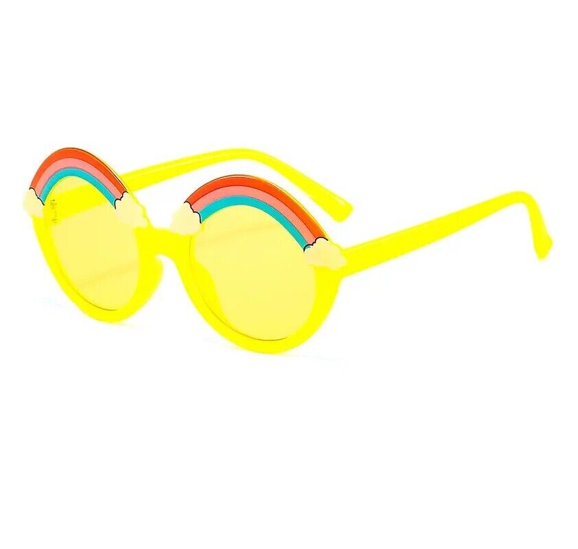 Kids Sunglasses Round Frame Sunglasses Rainbow Sunglasses UV 400 Protection