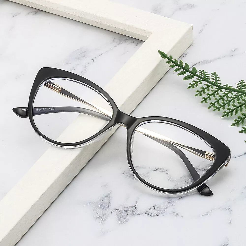 High Quality Retro Vintage Cat Eye Glasses Anti Blue Light Blocking Eyeglasses