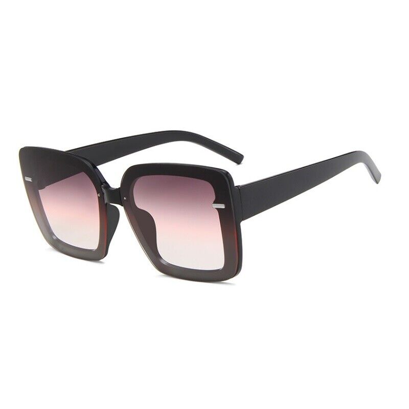 New Style Womens Ladies Sunglasses Square Oversized Luxury Flat Top Glasses