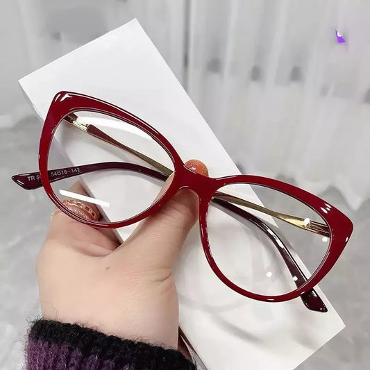 High Quality Retro Vintage Cat Eye Glasses Anti Blue Light Blocking Eyeglasses