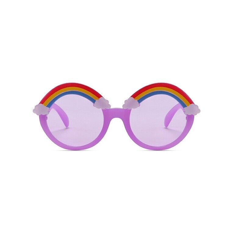 Kids Sunglasses Round Frame Sunglasses Rainbow Sunglasses UV 400 Protection