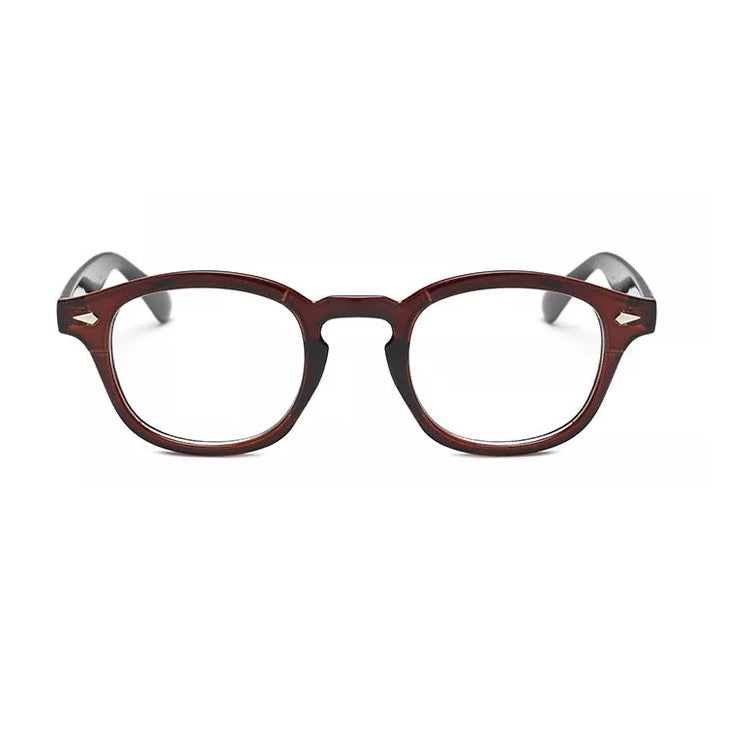 Retro Nerd Fashion Unisex Eyewear Clear Lens Fake Eye Glasses Black ROUND Frame