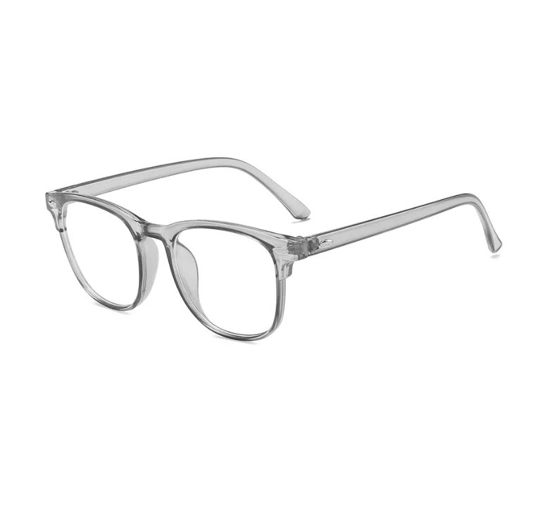 Black Vintage Retro Black Frame Clear Lens Geek Nerd Glasses Classic and Stylish For Men/Women UK