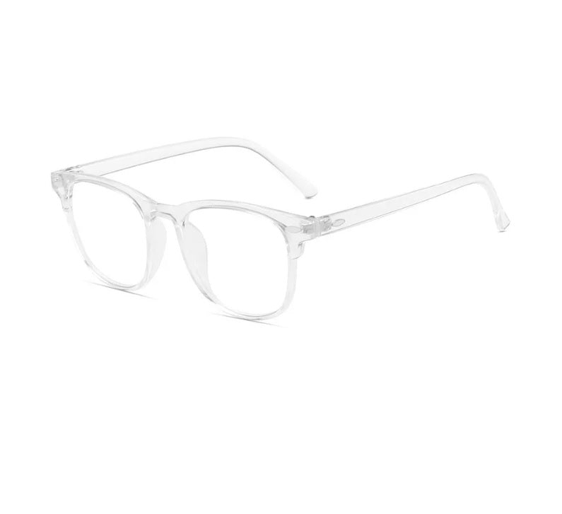 Black Vintage Retro Black Frame Clear Lens Geek Nerd Glasses Classic and Stylish For Men/Women UK